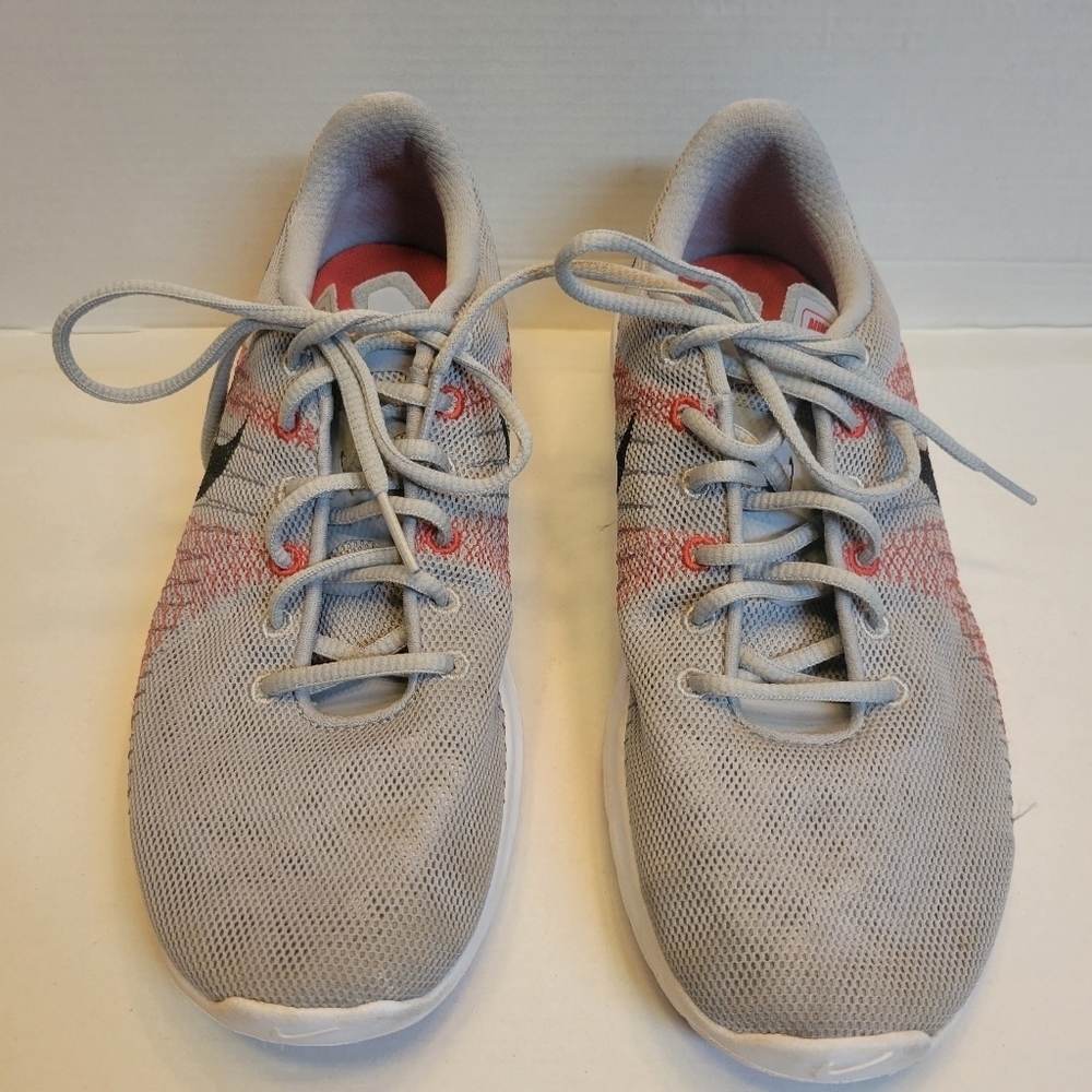 Nike Boys Flex Fury Running Shoes Gray Lace Up Mesh Sneakers Size 5Y - Picture 2 of 8